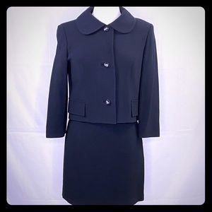 D&G DOLCE AND GABBANA 2 piece Black Skirt Suit